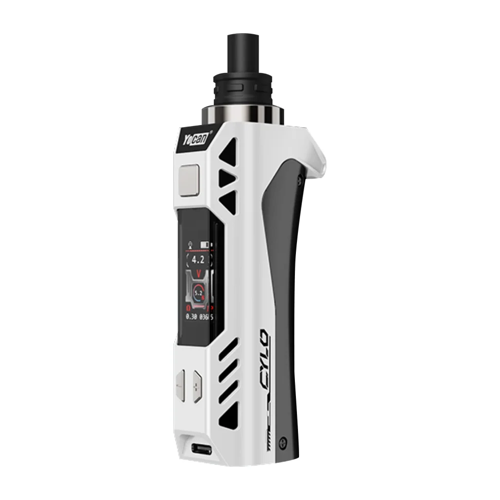 Yocan Cylo Wax Vaporizer - White & Black Yocan Cylo Wax Vaporizer - White & Black