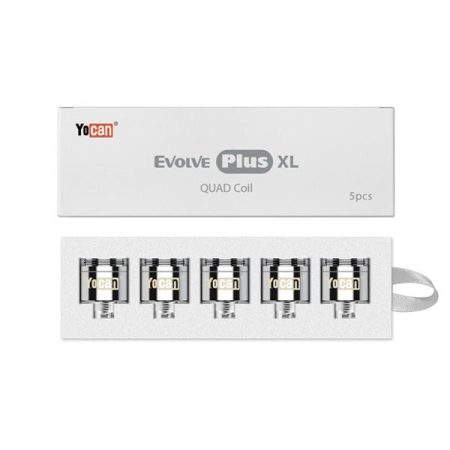 Yocan Evolve Plus XL Replacement Coils - Quad Quartz Coils (5 pieces/pck)