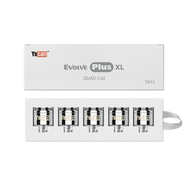 Yocan Evolve Plus XL Replacement Coils - Quad Quartz Coils (5 pieces/pck) Yocan Evolve Plus XL Replacement Coils - Quad Quartz Coils (5 pieces/pck)