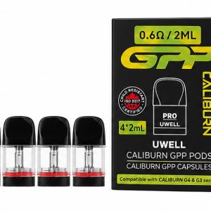 Uwell Caliburn GPP Replacement Pods 0.6 Ohm 2mL (4 pieces)