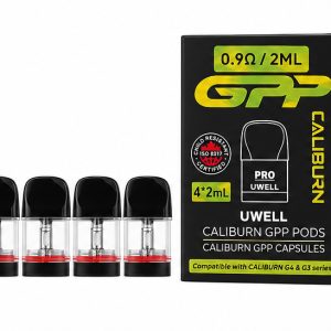 Uwell Caliburn GPP Replacement Pods 0.9 Ohm 2mL (4 pieces)