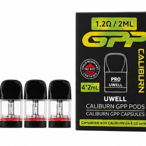 Uwell Caliburn GPP Replacement Pods 1.2 Ohm 2mL (4 pieces)