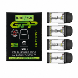 Uwell Caliburn GPP Replacement Pods 0.9 Ohm 3mL (4 pieces)