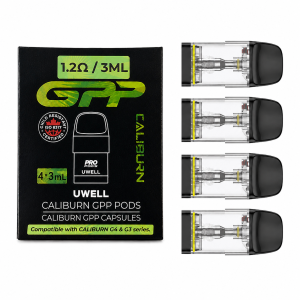 Uwell Caliburn GPP Replacement Pods 1.2 Ohm 3mL (4 pieces)