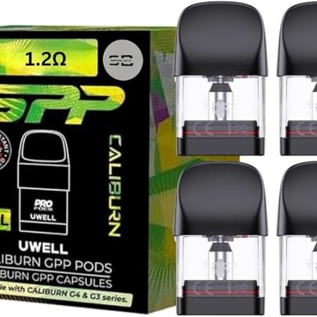 Uwell Caliburn GPP Replacement Pods 1.2 Ohm (4 pieces)